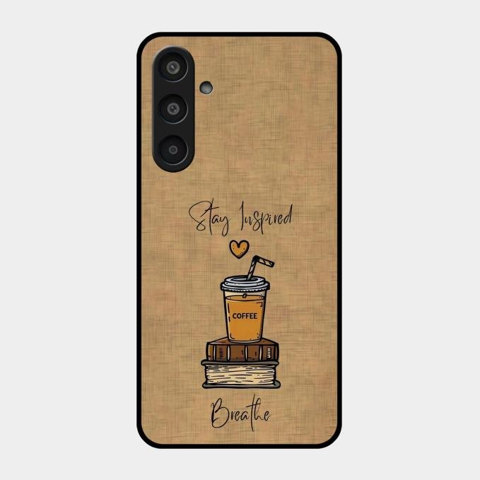 Inspired Sips Glass Case Cover For Samsung Galaxy M35 5G