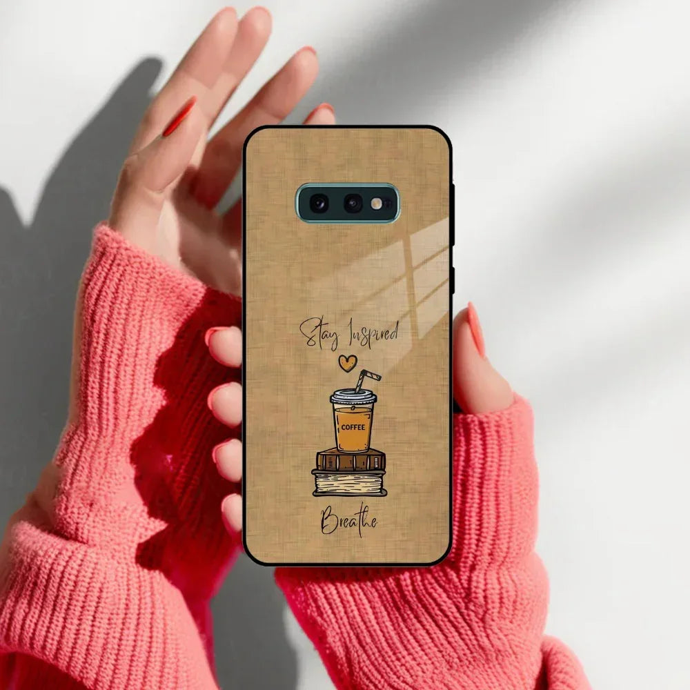 Inspired Sips Glass Case Cover For Samsung - ShopOnCliQ