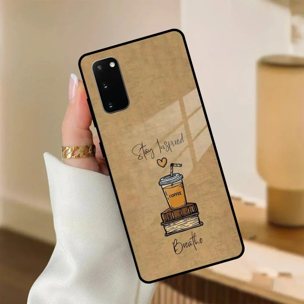 Inspired Sips Glass Case Cover For Samsung - ShopOnCliQ
