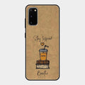 Inspired Sips Glass Case Cover For Samsung Galaxy S20