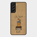 Inspired Sips Glass Case Cover For Samsung Galaxy S21 Fe 5G
