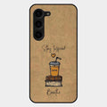 Inspired Sips Glass Case Cover For Samsung Galaxy S23 Plus 5G