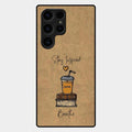 Inspired Sips Glass Case Cover For Samsung Galaxy S24 Ultra 5G