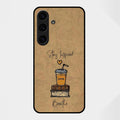 Inspired Sips Glass Case Cover For Samsung Galaxy S25 FE 5G