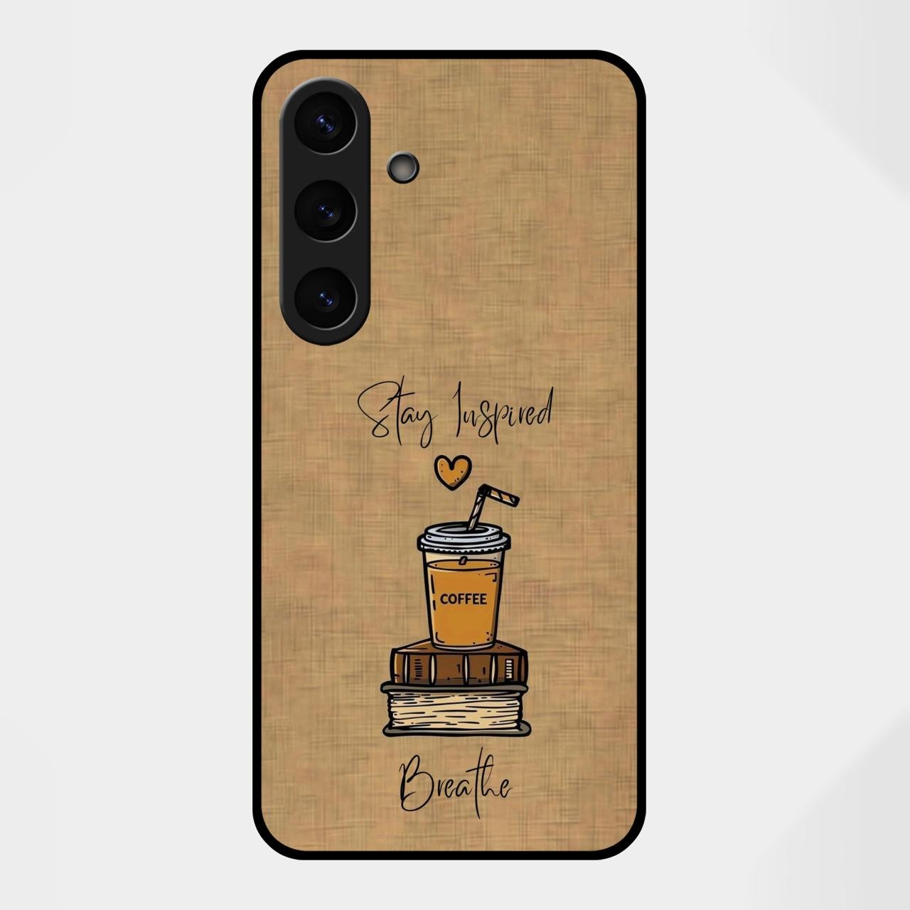 Inspired Sips Glass Case Cover For Samsung Galaxy S25 FE 5G