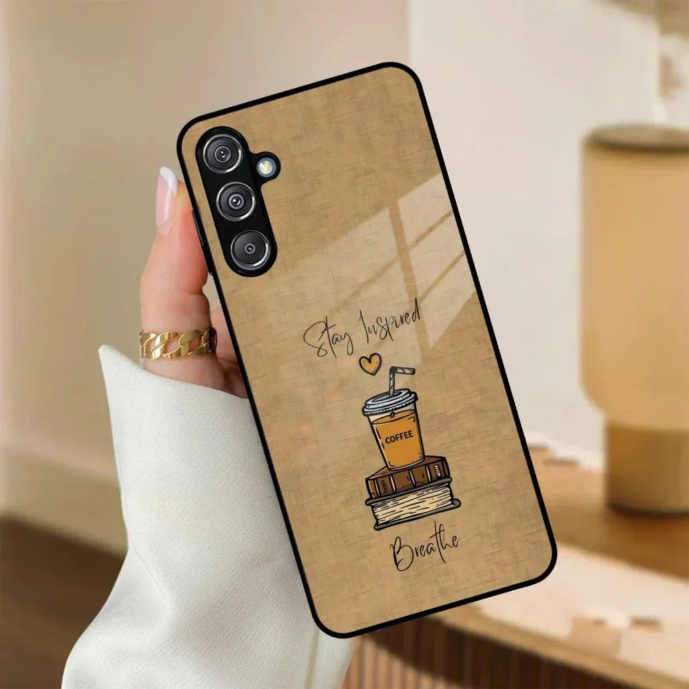 Inspired Sips Glass Case Cover For Samsung - ShopOnCliQ