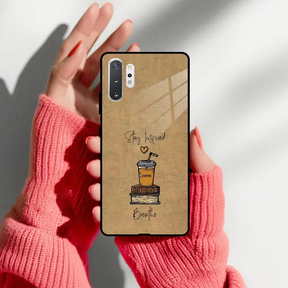 Inspired Sips Glass Case Cover For Samsung - ShopOnCliQ