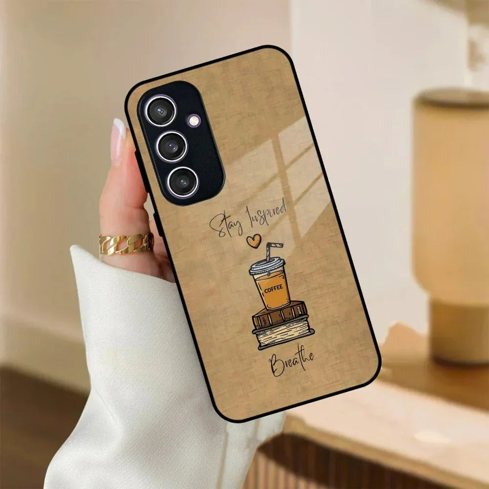 Inspired Sips Glass Case Cover For Samsung - ShopOnCliQ