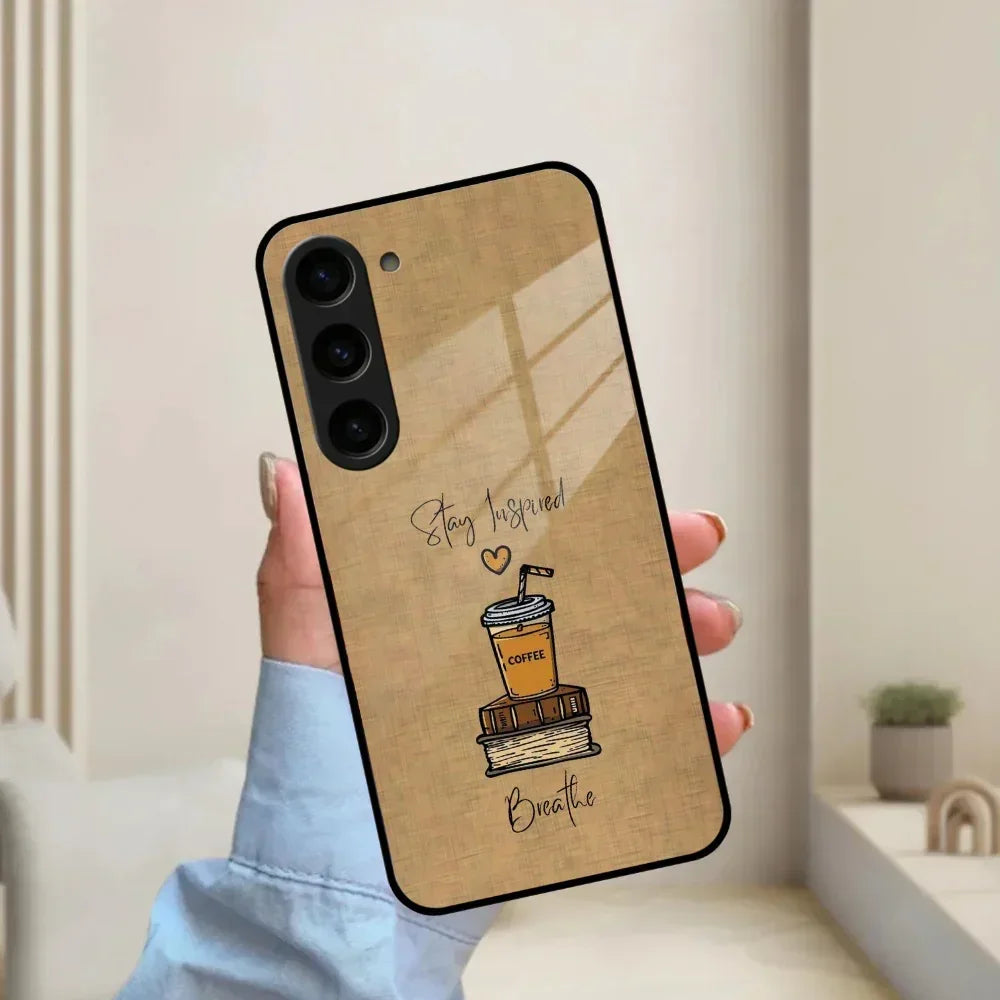 Inspired Sips Glass Case Cover For Samsung - ShopOnCliQ