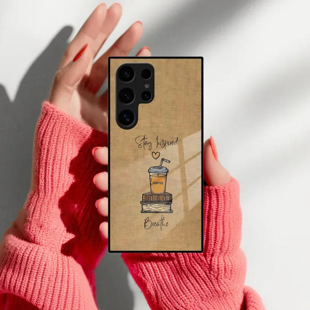 Inspired Sips Glass Case Cover For Samsung - ShopOnCliQ
