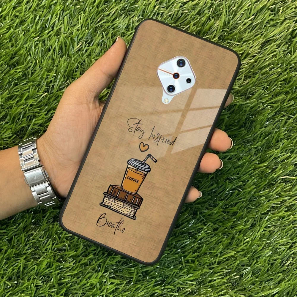 Inspired Sips Glass Case Cover For Vivo - ShopOnCliQ