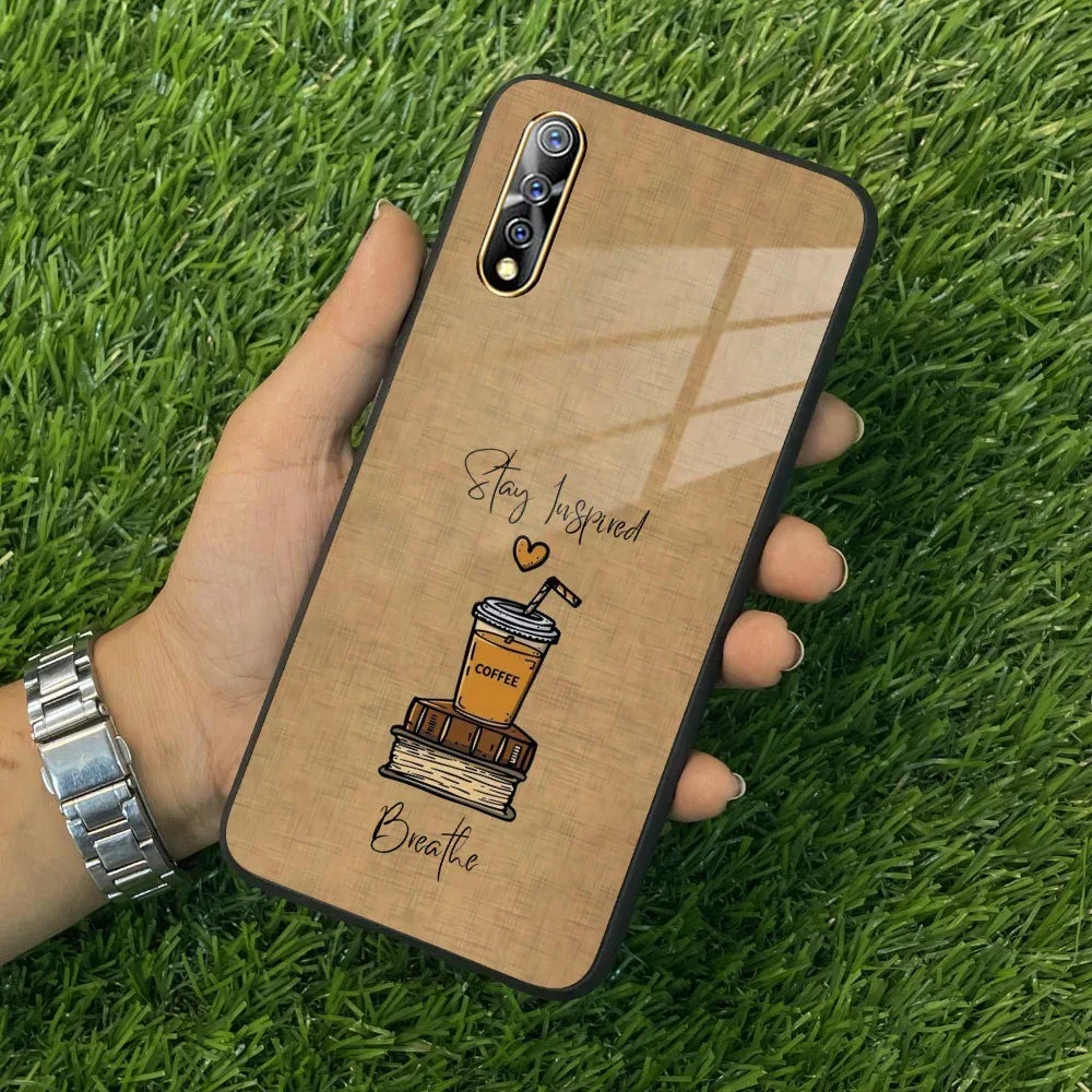 Inspired Sips Glass Case Cover For Vivo - ShopOnCliQ