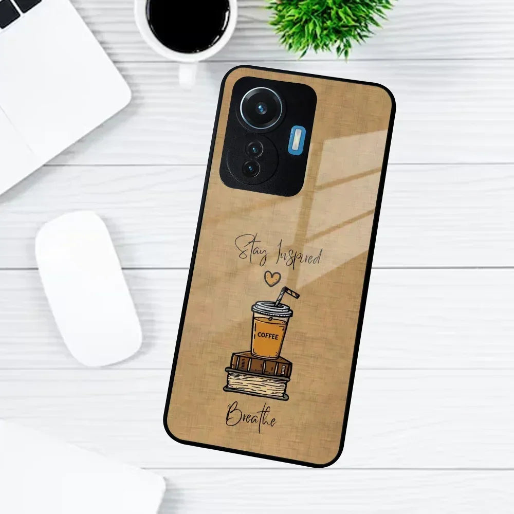 Inspired Sips Glass Case Cover For Vivo - ShopOnCliQ