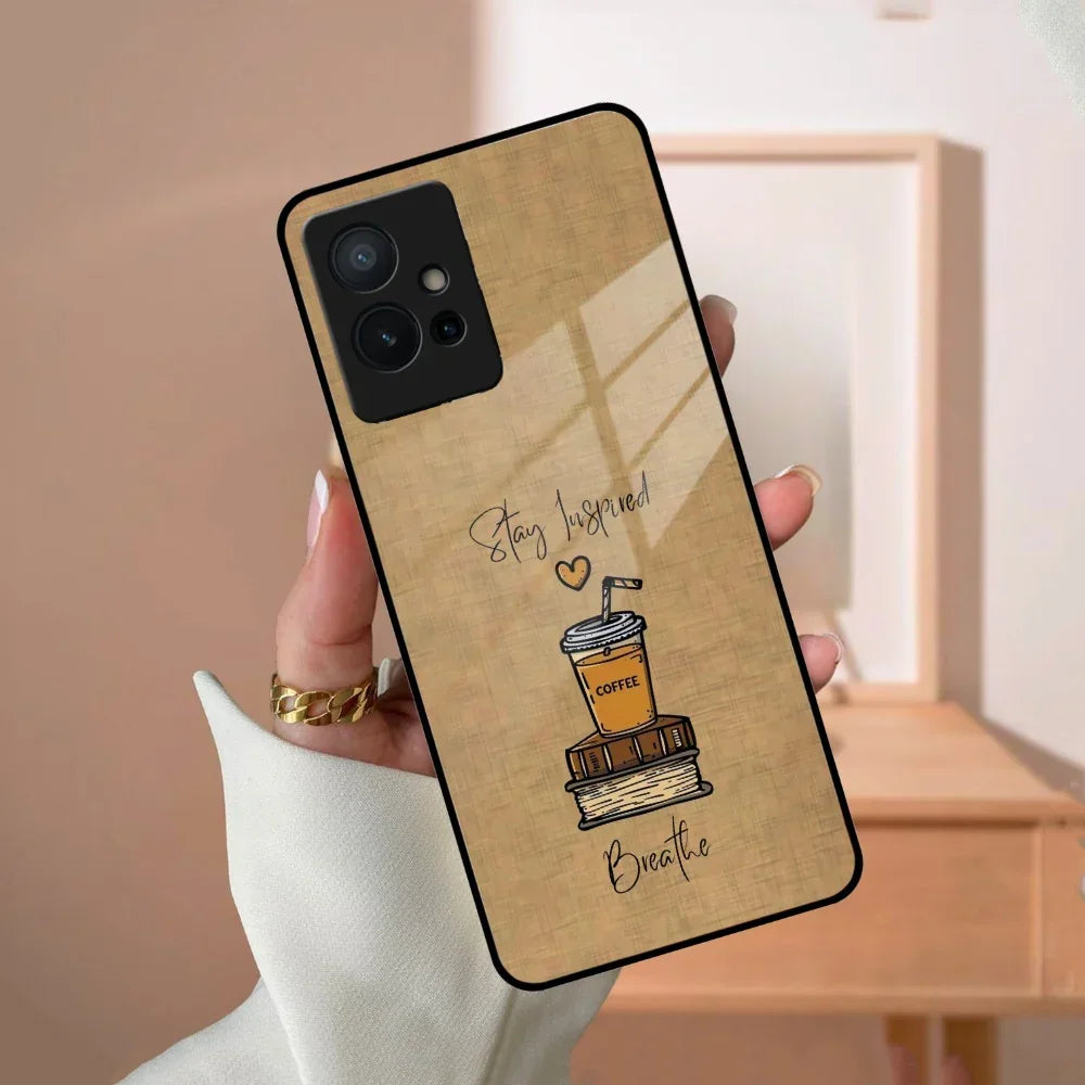 Inspired Sips Glass Case Cover For Vivo - ShopOnCliQ
