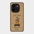 Inspired Sips Glass Case Cover For Vivo T3 Pro 5G