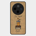 Inspired Sips Glass Case Cover For Vivo T4 5G