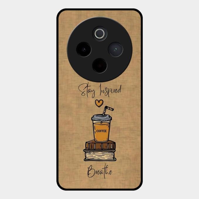 Inspired Sips Glass Case Cover For Vivo T4 5G