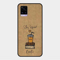 Inspired Sips Glass Case Cover For Vivo V20