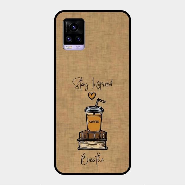 Inspired Sips Glass Case Cover For Vivo V20
