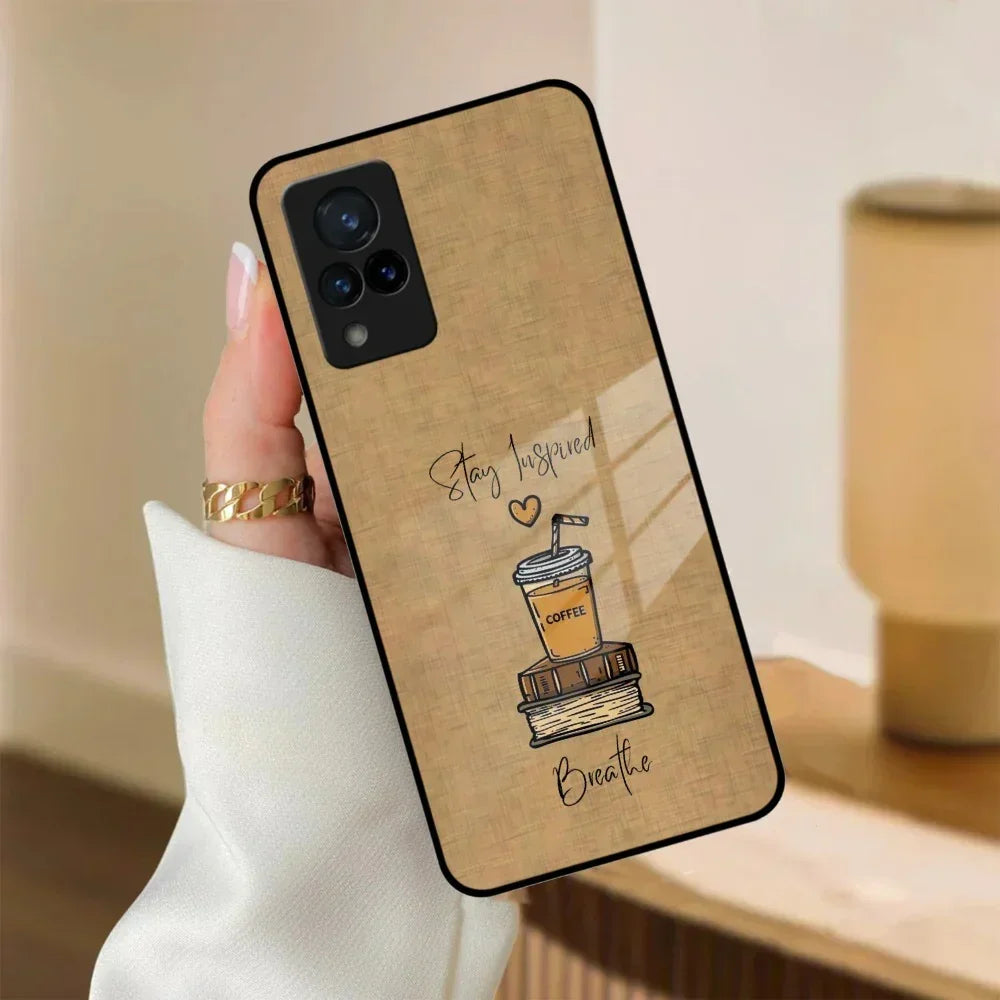 Inspired Sips Glass Case Cover For Vivo - ShopOnCliQ