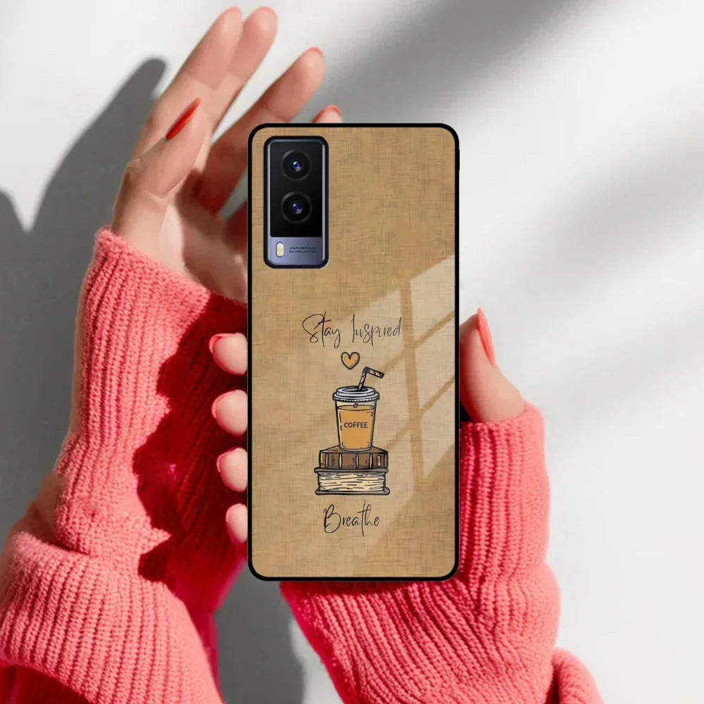 Inspired Sips Glass Case Cover For Vivo - ShopOnCliQ