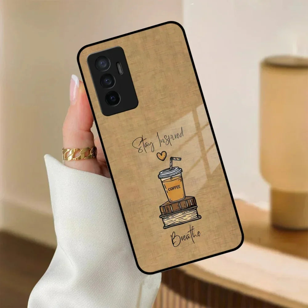 Inspired Sips Glass Case Cover For Vivo - ShopOnCliQ