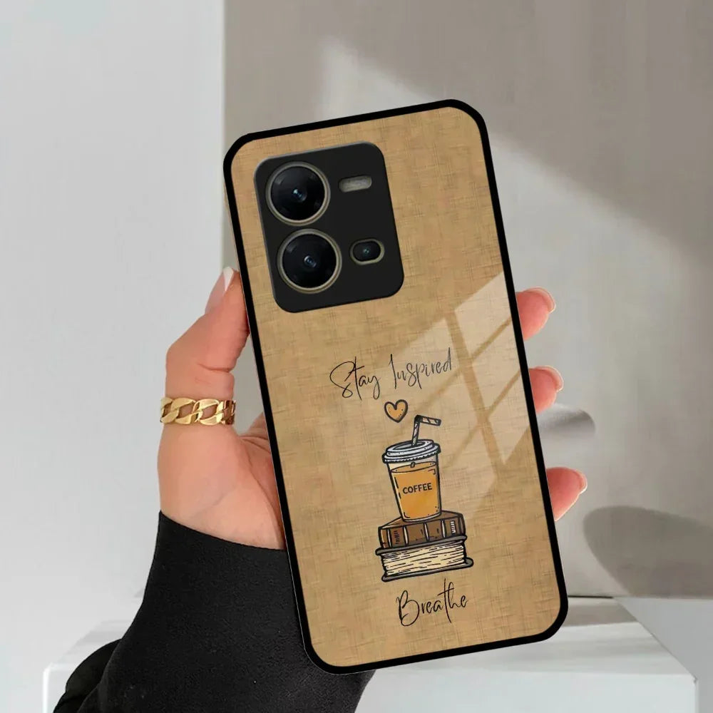 Inspired Sips Glass Case Cover For Vivo - ShopOnCliQ