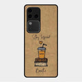 Inspired Sips Glass Case Cover For Vivo V30 Pro 5G