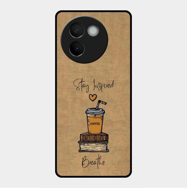 Inspired Sips Glass Case Cover For Vivo V30E 5G