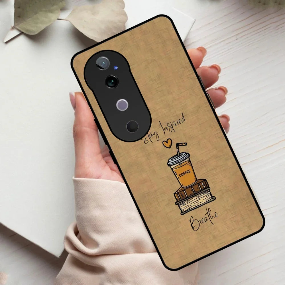 Inspired Sips Glass Case Cover For Vivo - ShopOnCliQ