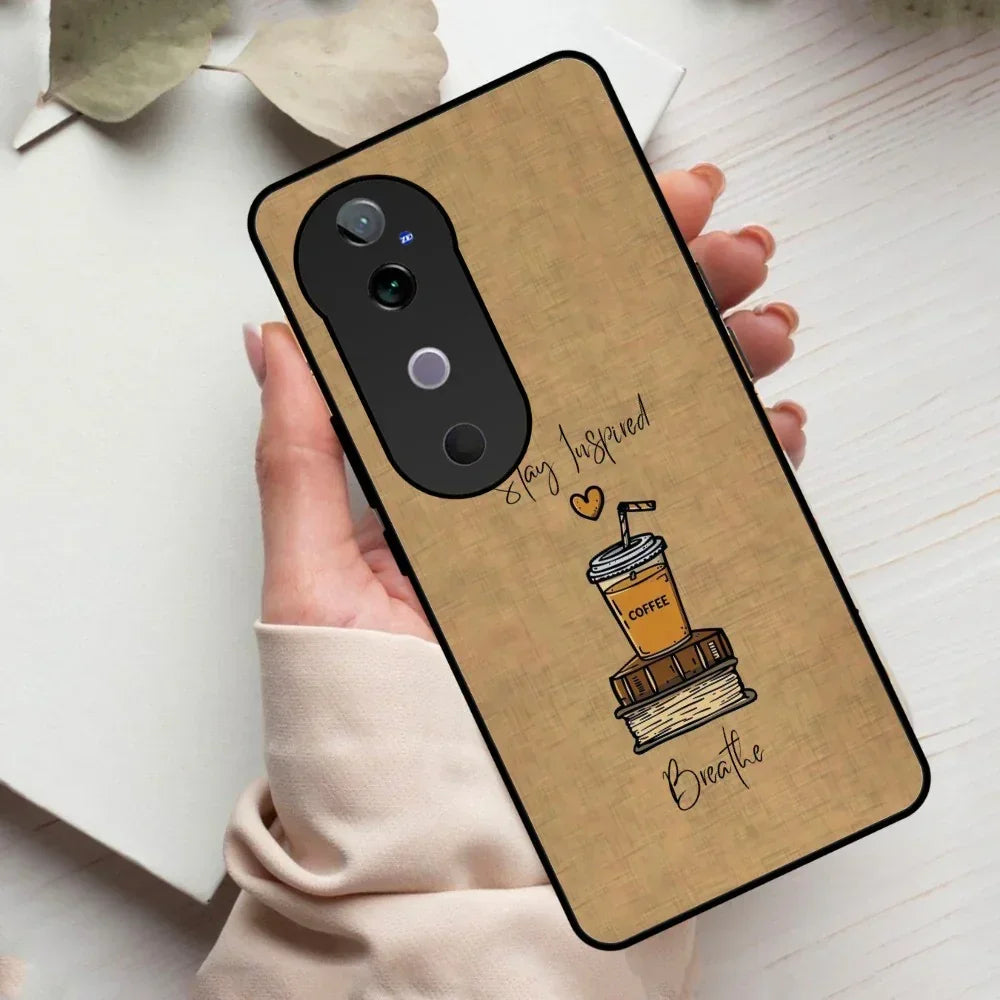 Inspired Sips Glass Case Cover For Vivo - ShopOnCliQ