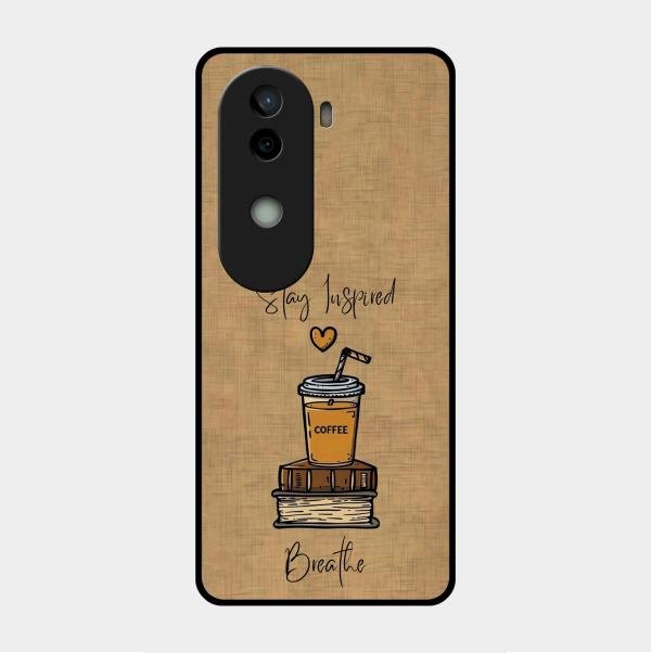 Inspired Sips Glass Case Cover For Vivo V40E 5G