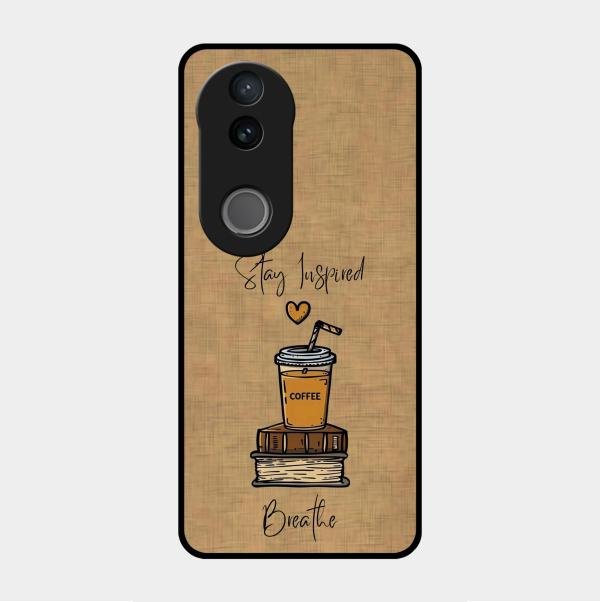 Inspired Sips Glass Case Cover For Vivo V50E 5G