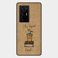 Inspired Sips Glass Case Cover For Vivo X70 Pro Plus 5G