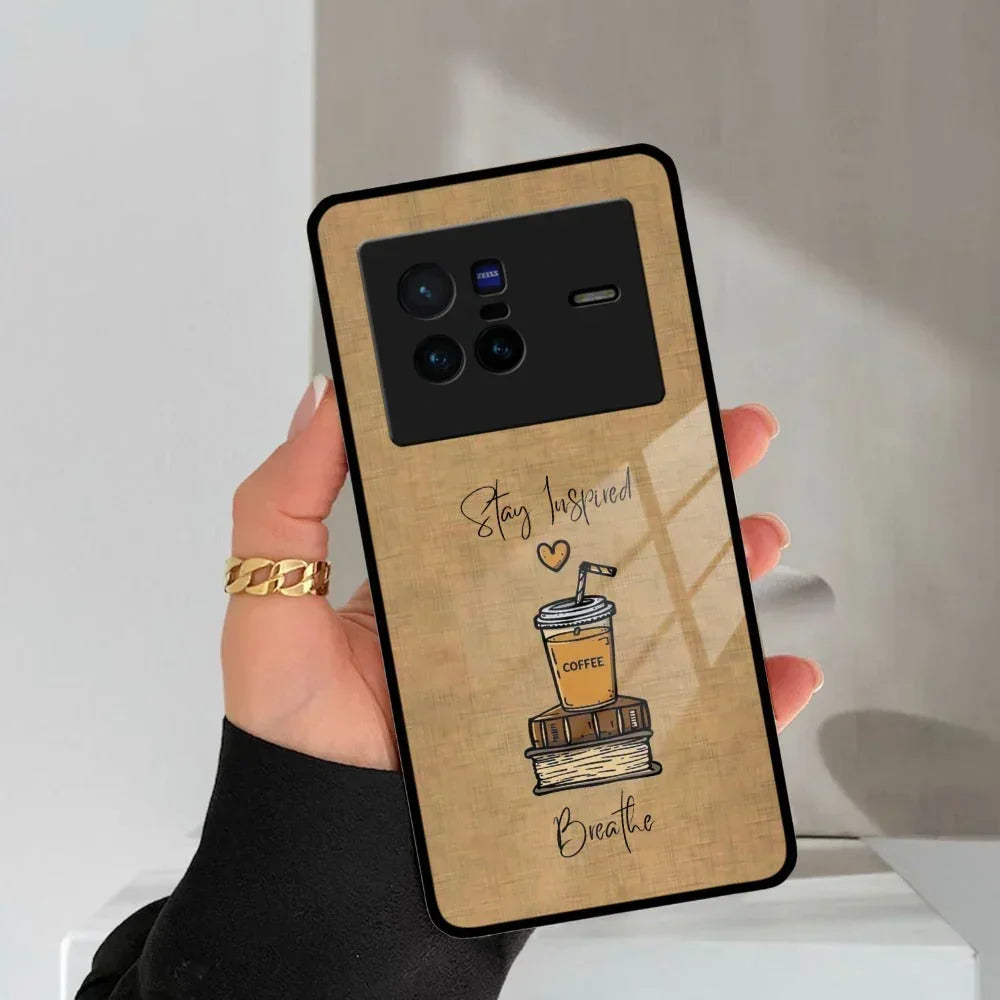 Inspired Sips Glass Case Cover For iQOO - ShopOnCliQ