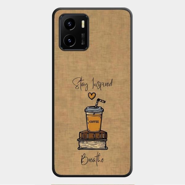 Inspired Sips Glass Case Cover For Vivo Y01