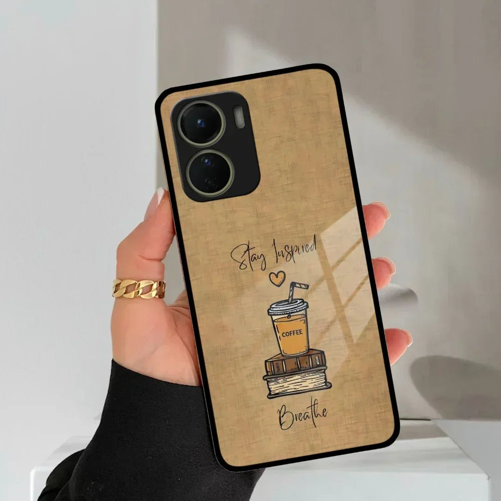 Inspired Sips Glass Case Cover For Vivo - ShopOnCliQ