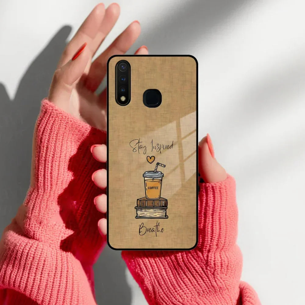 Inspired Sips Glass Case Cover For Vivo - ShopOnCliQ