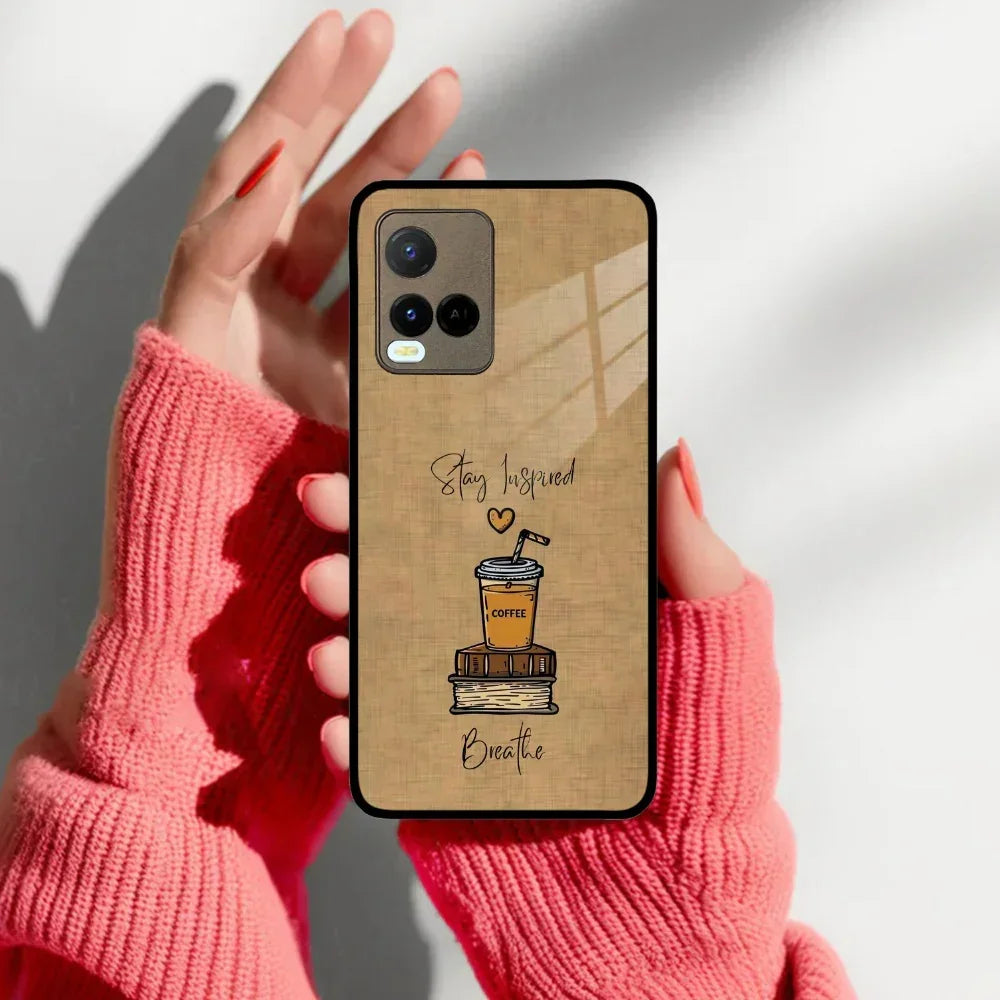 Inspired Sips Glass Case Cover For Vivo - ShopOnCliQ