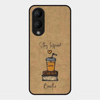 Inspired Sips Glass Case Cover For Vivo Y28 5G