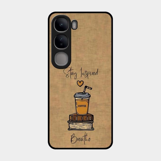 Inspired Sips Glass Case Cover For Vivo Y300 5G