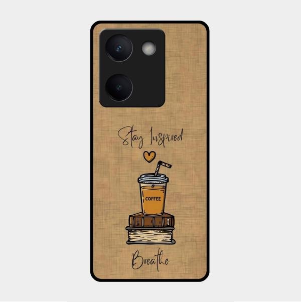 Inspired Sips Glass Case Cover For Vivo Y300 Plus 5G