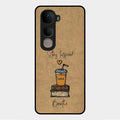 Inspired Sips Glass Case Cover For Vivo Y400 5G