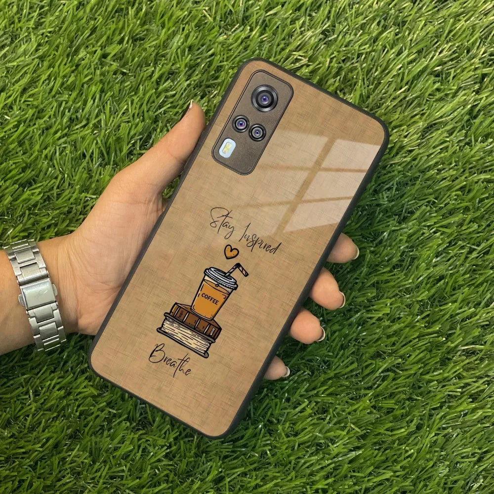 Inspired Sips Glass Case Cover For Vivo - ShopOnCliQ