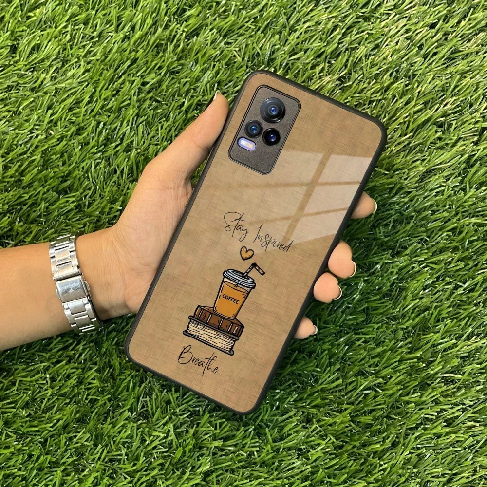Inspired Sips Glass Case Cover For Vivo - ShopOnCliQ