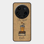 Inspired Sips Glass Case Cover For Xiaomi 14 Ultra