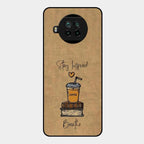 Inspired Sips Glass Case Cover For Xiaomi Mi 10I 5G