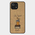 Inspired Sips Glass Case Cover For Xiaomi Mi 11 Lite