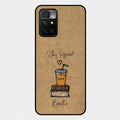 Inspired Sips Glass Case Cover For Xiaomi Redmi 10 Prime 2022