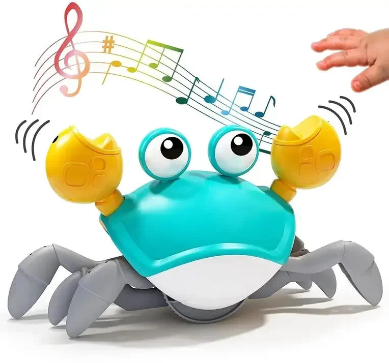 Interactive Crawling Crab Toy for Babies | LED Lights, Music & Rechargeable Fun - ShopOnCliQ